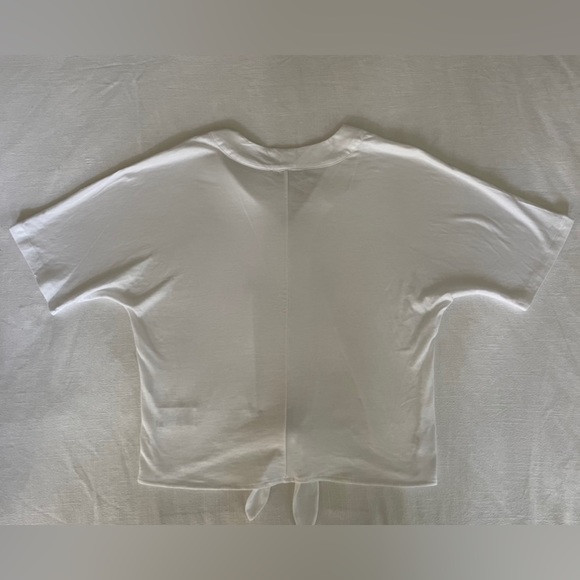 Michael Kors Women's Button Front Tie Shirt - Picture 10 of 12